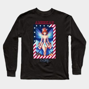 American Fairy Girl (002) Long Sleeve T-Shirt